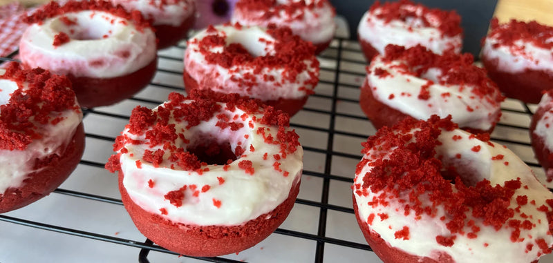 Berlinas red velvet sin gluten