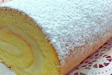 Receta de brazo gitano sin gluten relleno de crema