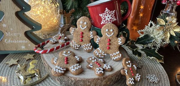 Galletas de jengibre y canela sin gluten