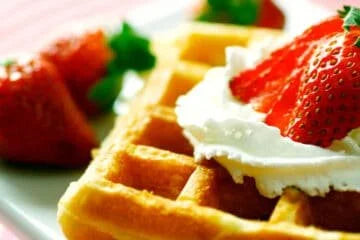 Receta de gofres sin gluten