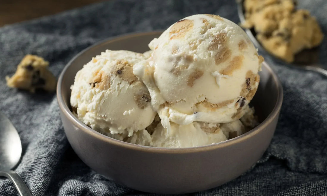 Helado de cookies sin gluten