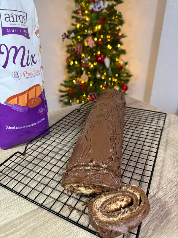 Tronco de Navidad sin gluten