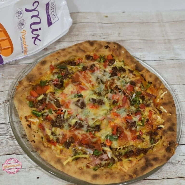 Receta de masa de pizza sin gluten