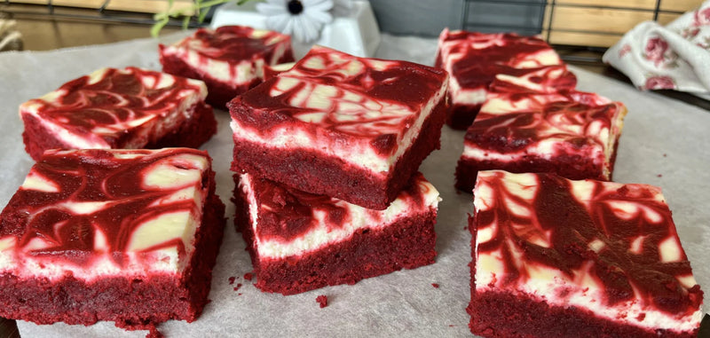 Red Velvet brownie cheesecake