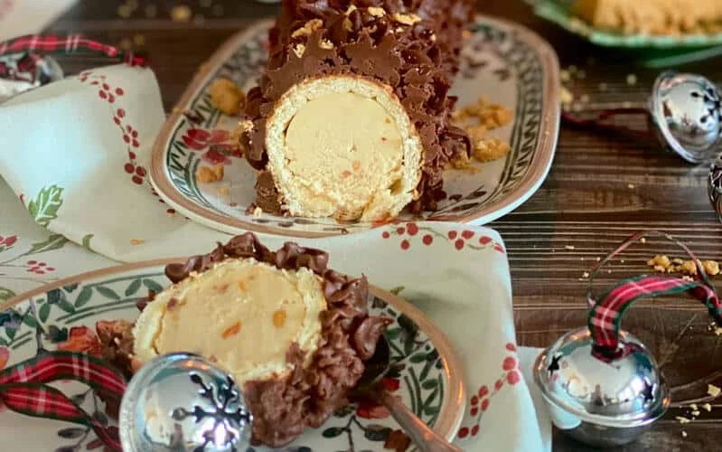 Tronco de Navidad sin gluten