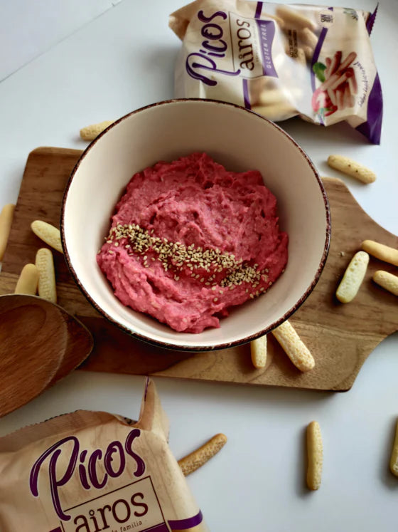 Hummus de remolacha