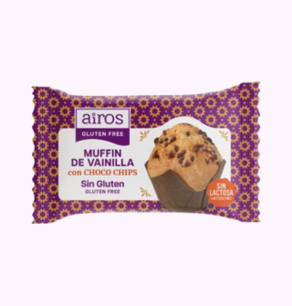 Muffins de Vainilla con Pepitas de Chocolate Monodosis