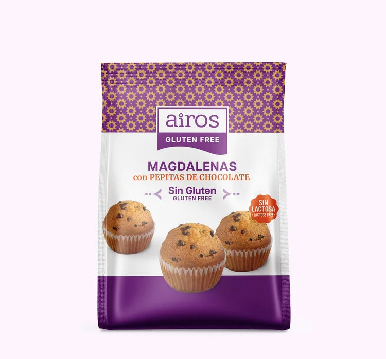 Magdalenas con Pepitas de Chocolate