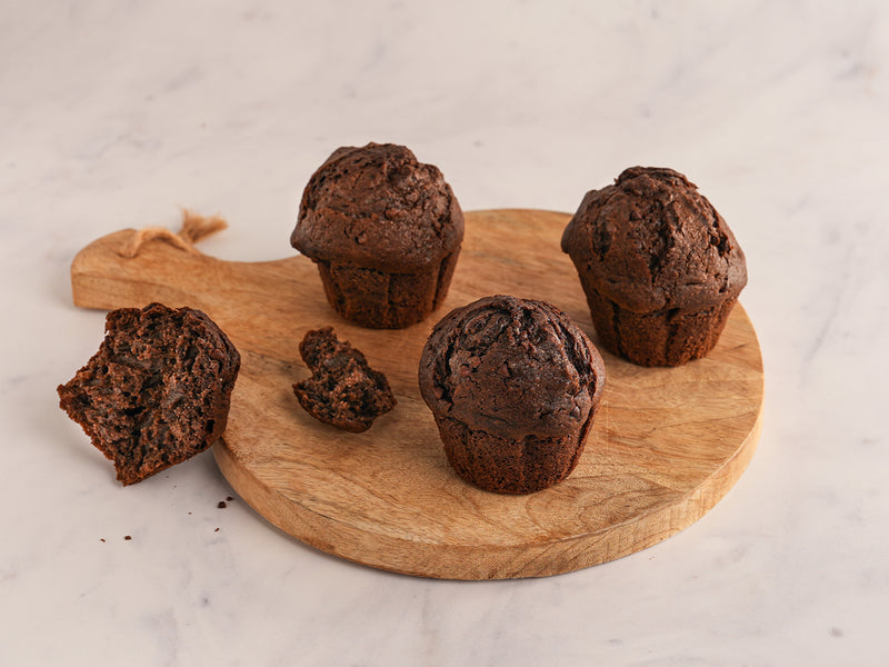 Muffins de Cacao con Pepitas de Chocolate - Imagen adicional 1